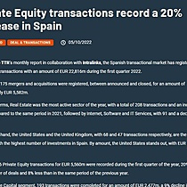 Private Equity transactions record a 20% increase in Spain